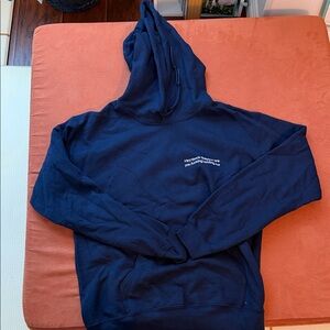 Unisex Navy Blue Hoodie “hey quick question are you fuc***g kidding me”